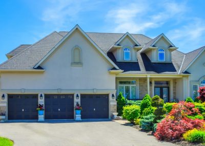 modern two-story home